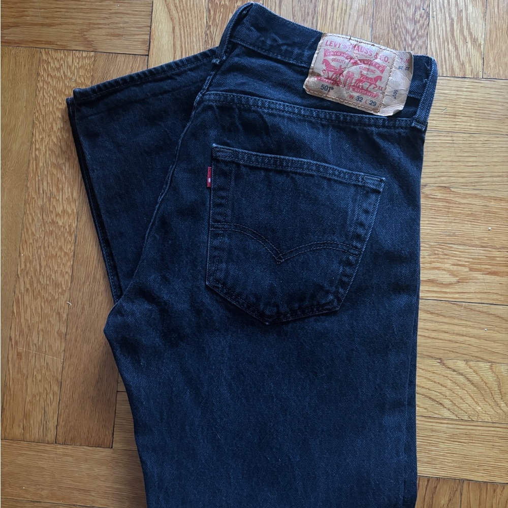 Levi's 501s Black Jeans